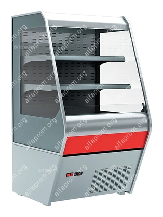 Горка холодильная Carboma F 13-07 VM 0,7-2 (1260/700 ВХСп-0,7) (стеклопакет) Горка холодильная Carboma F 13-07 VM 0,7-2 (1260/700 ВХСп-0,7) (стеклопакет)