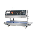 Вертикальный конвейерный роликовый запайщик FRP-810II (нерж, каплеструйный принтер)