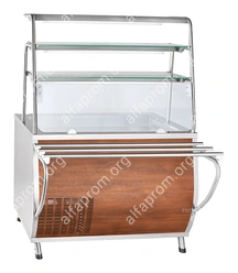 Прилавок-витрина Abat ПВВ(Н)-70Т-НШ кашир.