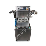 Полуавтоматический запайщик лотков HVT-550M/6 (6 лотков,187*137*40) (нерж., СКИН)