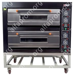 Печь хлебопекарная Miratek BK-24G  + каменный под (2 яруса) + пароувлажнение