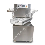 Полуавтоматический запайщик лотков ротационного типа (4 лотка,187*137*80) HVT-450R (нерж.)