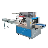 Горизонтальная упаковочная машина DXDZ-600D (3 servo, рег. форм. 100-250 мм, min bag L 150, S 450, H 120, трансп.попереч.запайки)